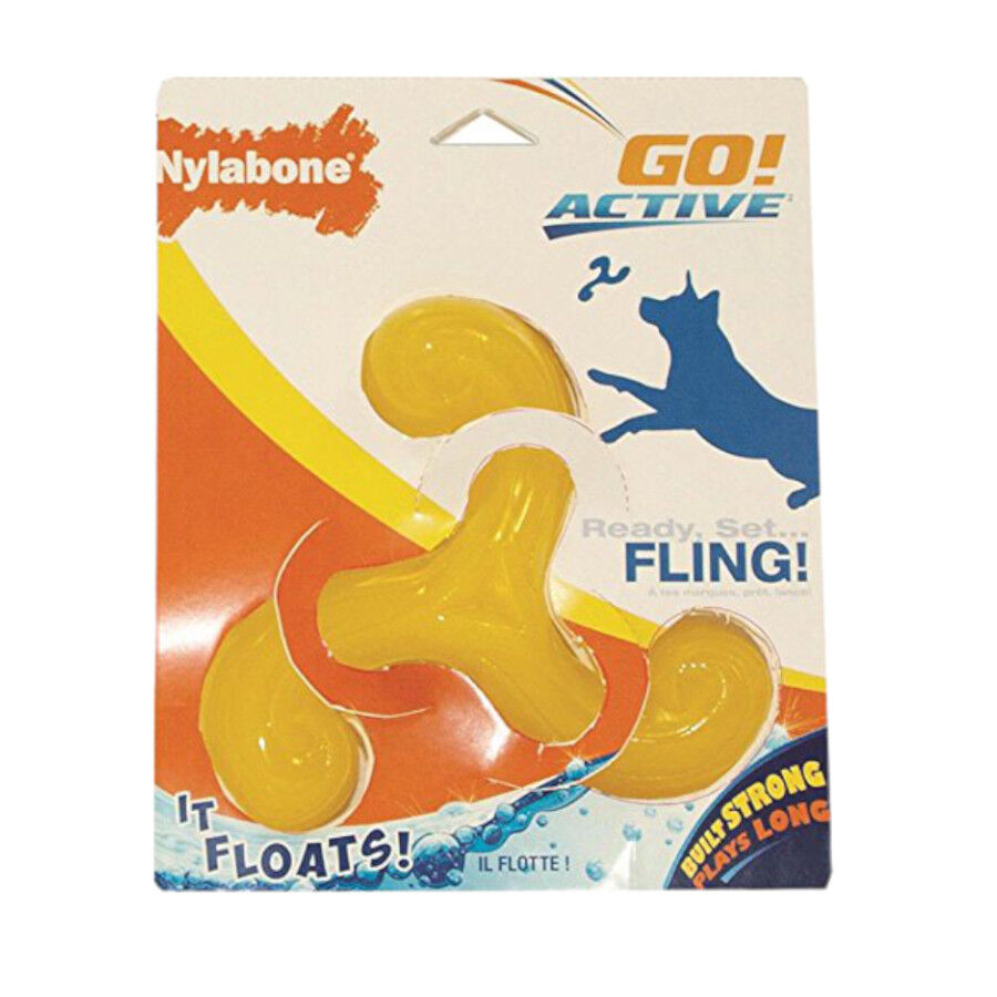 Nylabone Go Active Brinquedo Amarelo para c&atilde;es, , large Imagem n&uacute;mero 1