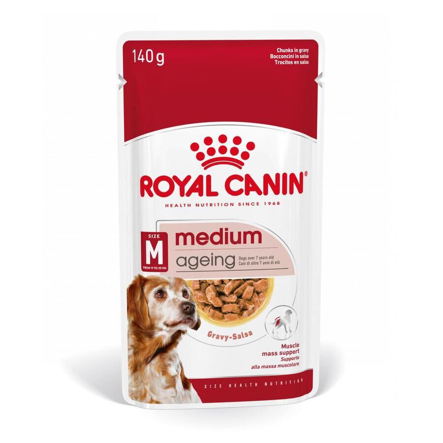 140 g Royal Canin Medium Ageing saquetas em molho para c&atilde;es , , large Imagem n&uacute;mero 1