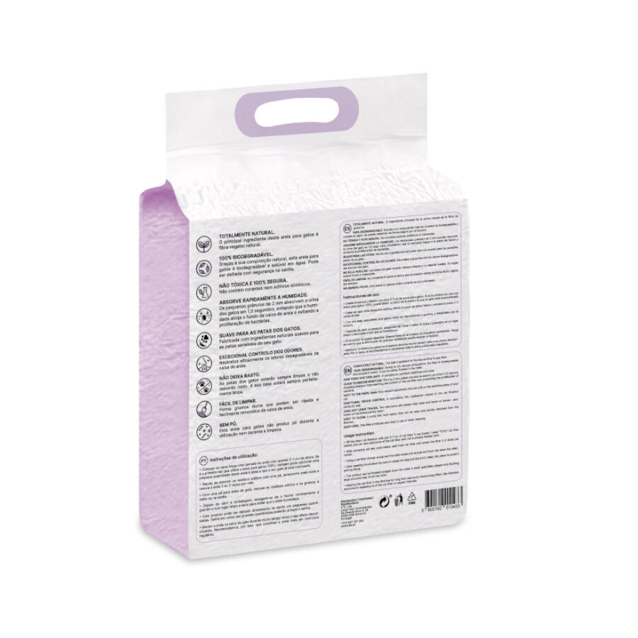 6 L Happy Meow Natural Tofu Aglomerante Lavanda para gatos, , large Imagem n&uacute;mero 3