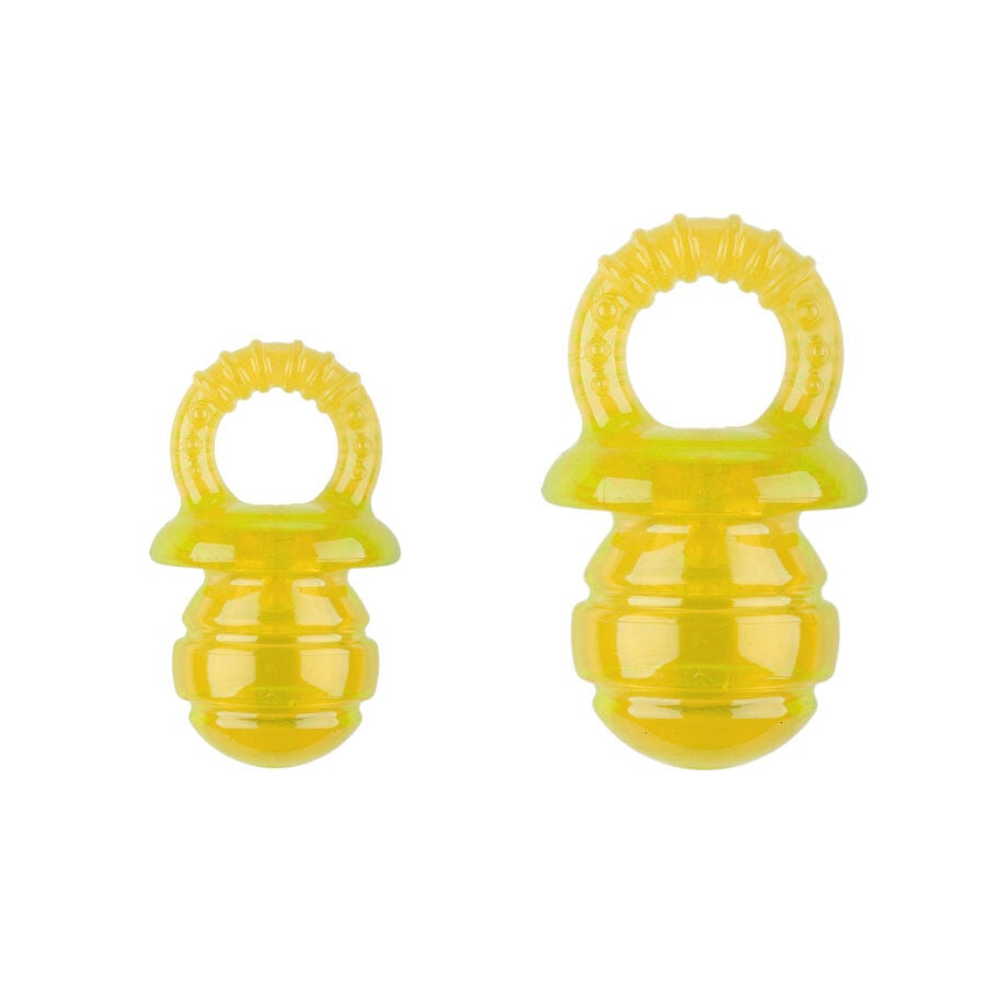 Tootoy! Puppyfier Chew Toy Amarelo mordedor suave com som para cachorros, , large Imagem n&uacute;mero 3
