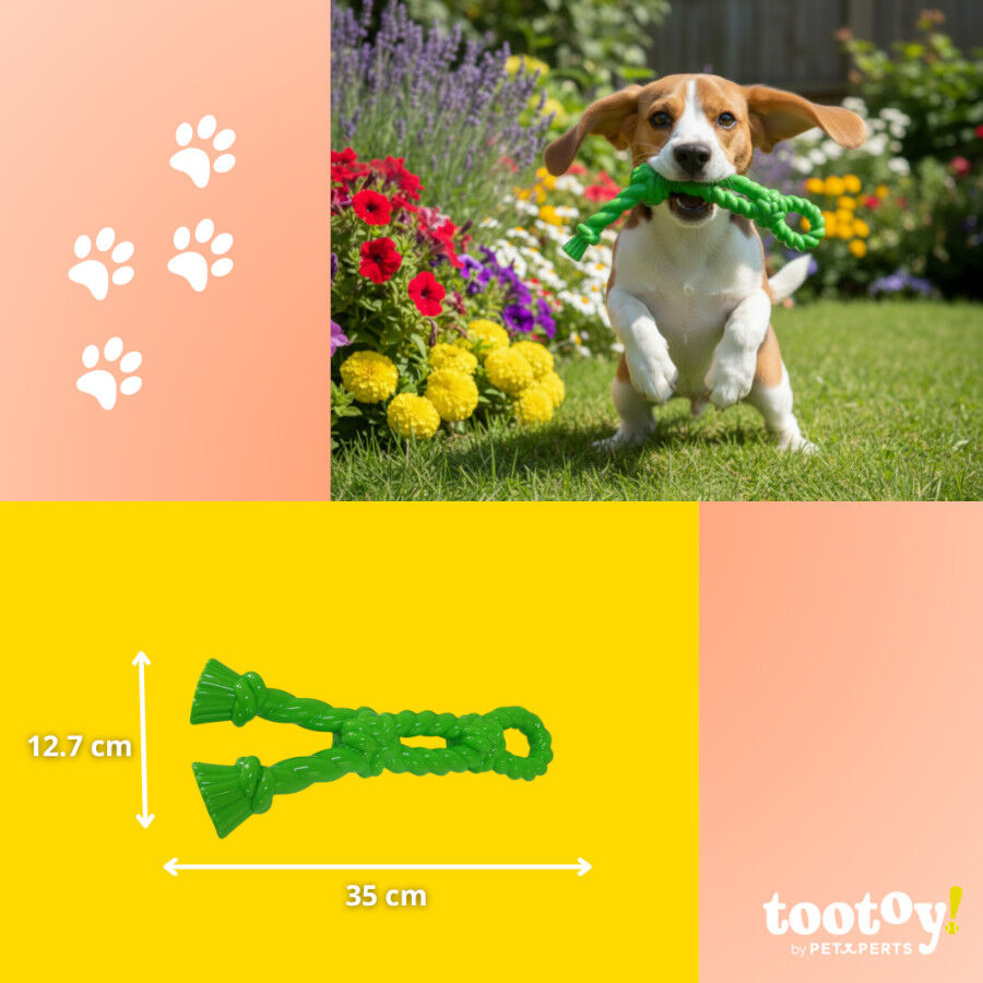 Tootoy! Pull N&oacute; grosso de borracha de brinquedo para c&atilde;es, , large Imagem n&uacute;mero 5