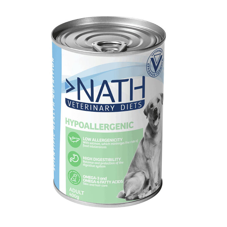 400 g Nath Veterinary Diets Hypoallergic lata para cães,  Imagem número 1 400 g Nath Veterinary Diets Hypoallergic lata para cães, , large Imagem número 1