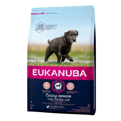 12 kg Eukanuba Senior Large Frango ra&ccedil;&atilde;o para c&atilde;es, , large Imagem n&uacute;mero 1