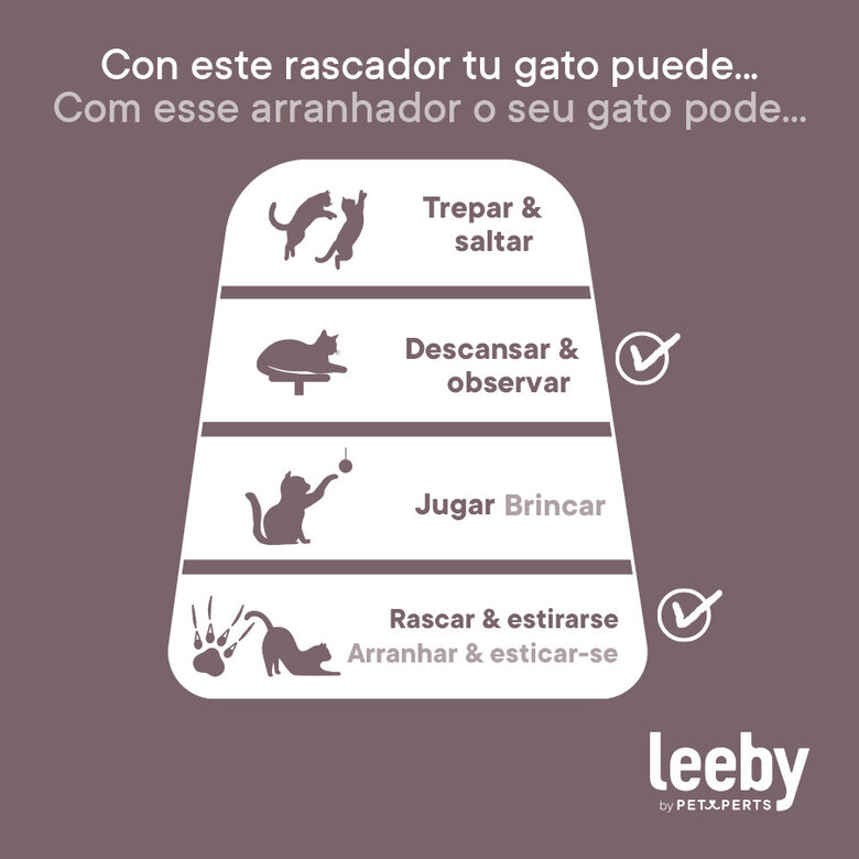 Leeby Hattie casota arranhadora de cartão cor-de-rosa para gatos,  Imagem número 8 Leeby Hattie casota arranhadora de cartão cor-de-rosa para gatos, , large Imagem número 8