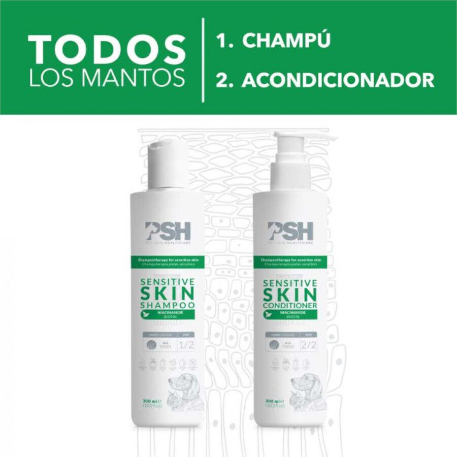 PSH Sensitive Skin Condicionador para c&atilde;es e gatos, , large Imagem n&uacute;mero 5