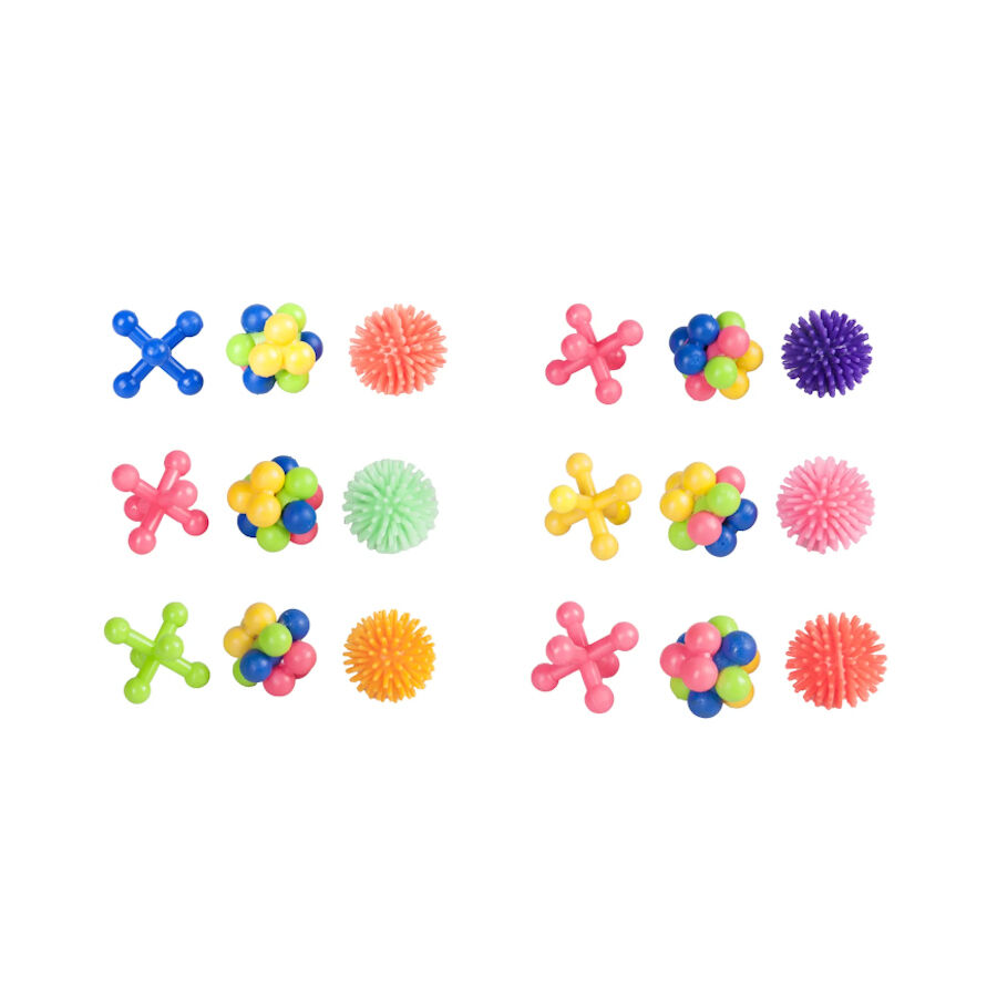 Flamingo Kit 3 brinquedos de goma para gatos, , large Imagem n&uacute;mero 2