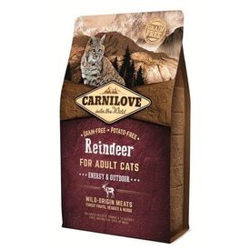 Carnilove Reindeer Energy ração para gatos ativo
