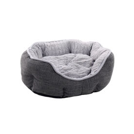 Flamingo Zupo Octagonal Cinzenta Escura cama para cães e gatos