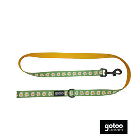 Gotoo Trela estampada verde para cães