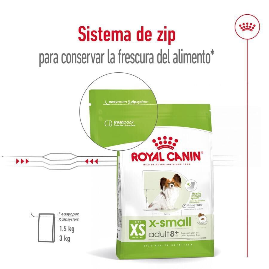 Royal Canin X-Small 8+ Mature ra&ccedil;&atilde;o para c&atilde;es, , large Imagem n&uacute;mero 4