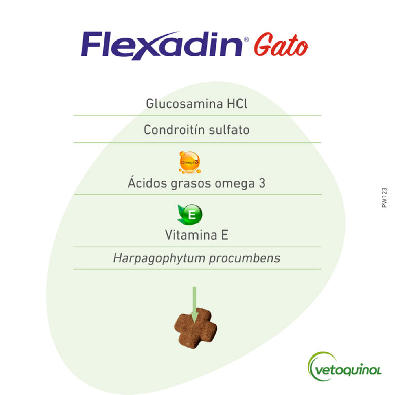 60 comprimidos Vetoquinol Flexadin Adult Condroprotetor para gatos,  Imagem número 4 60 comprimidos Vetoquinol Flexadin Adult Condroprotetor para gatos, , large Imagem número 4