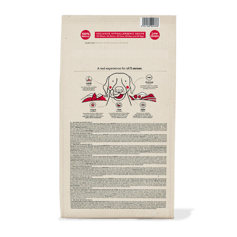 2 kg 2 kg Dibaq Sense Low Grain Ault Mini Ra&ccedil;&atilde;o de Peixe para c&atilde;es, , large Imagem n&uacute;mero 7