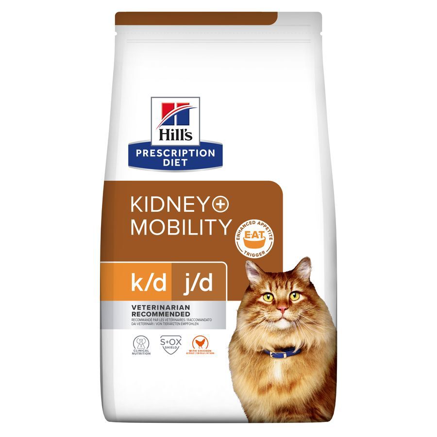 3 kg Hill's Prescription Diet Kidney Mobility Frango ra&ccedil;&atilde;o gatos, , large Imagem n&uacute;mero 1