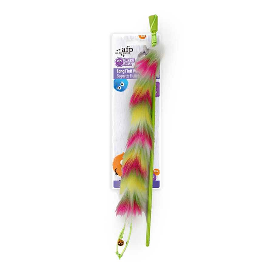 All For Paws Furry Ball Brinquedo Cana Rosa para gatos , , large Imagem n&uacute;mero 1