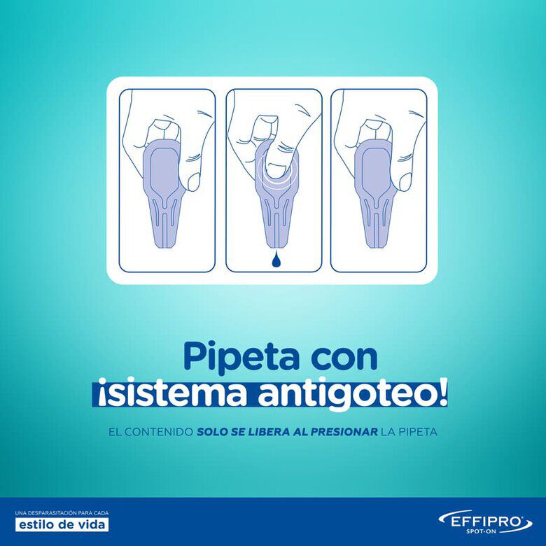 Virbac Effipro Pipetas Antiparasit&aacute;rias para gatos, , large Imagem n&uacute;mero 4