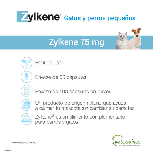 Zylkene Tranquilizante natural em comprimidos para o stress em cães e gatos, , large image number null