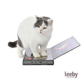 Leeby Lily arranhador de cartão em forma de portátil para gatos