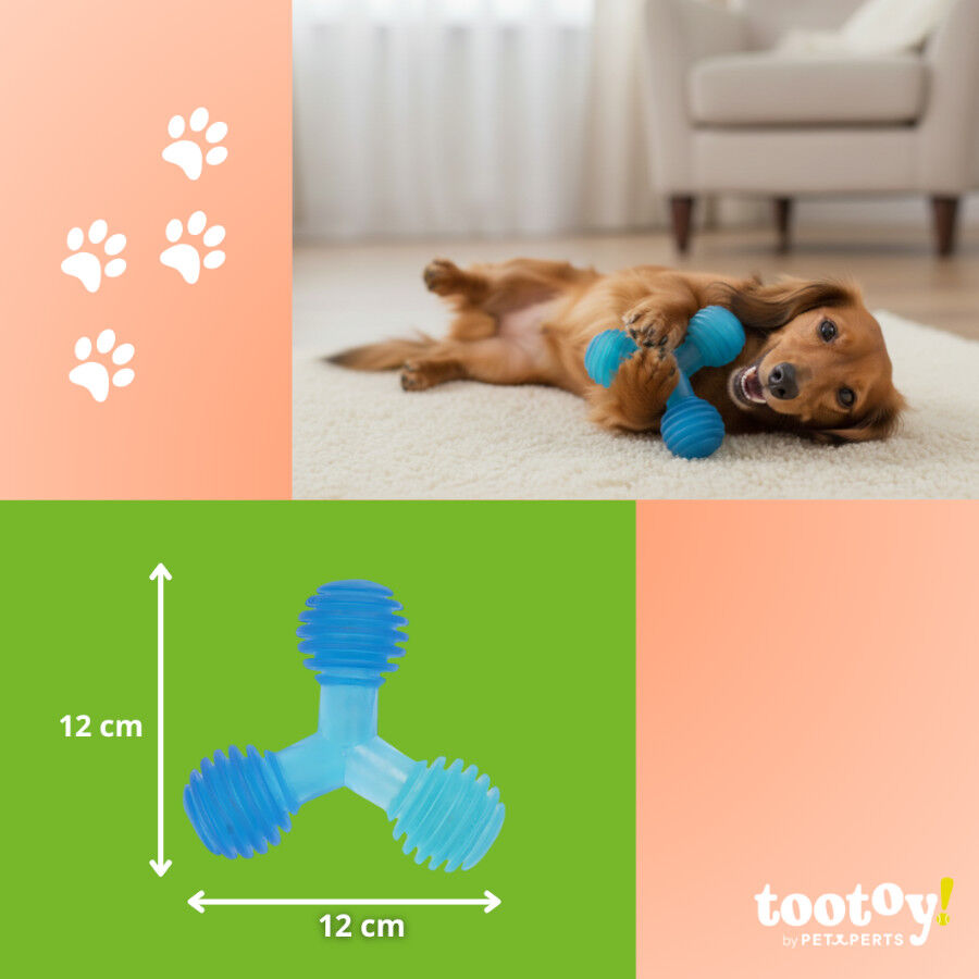 Tootoy! Chew Mordedor bola tripla para c&atilde;es, , large Imagem n&uacute;mero 4