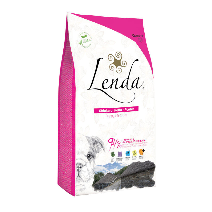 2 kg Lenda Original Puppy Medium Frango ra&ccedil;&atilde;o para c&atilde;es, , large Imagem n&uacute;mero 2