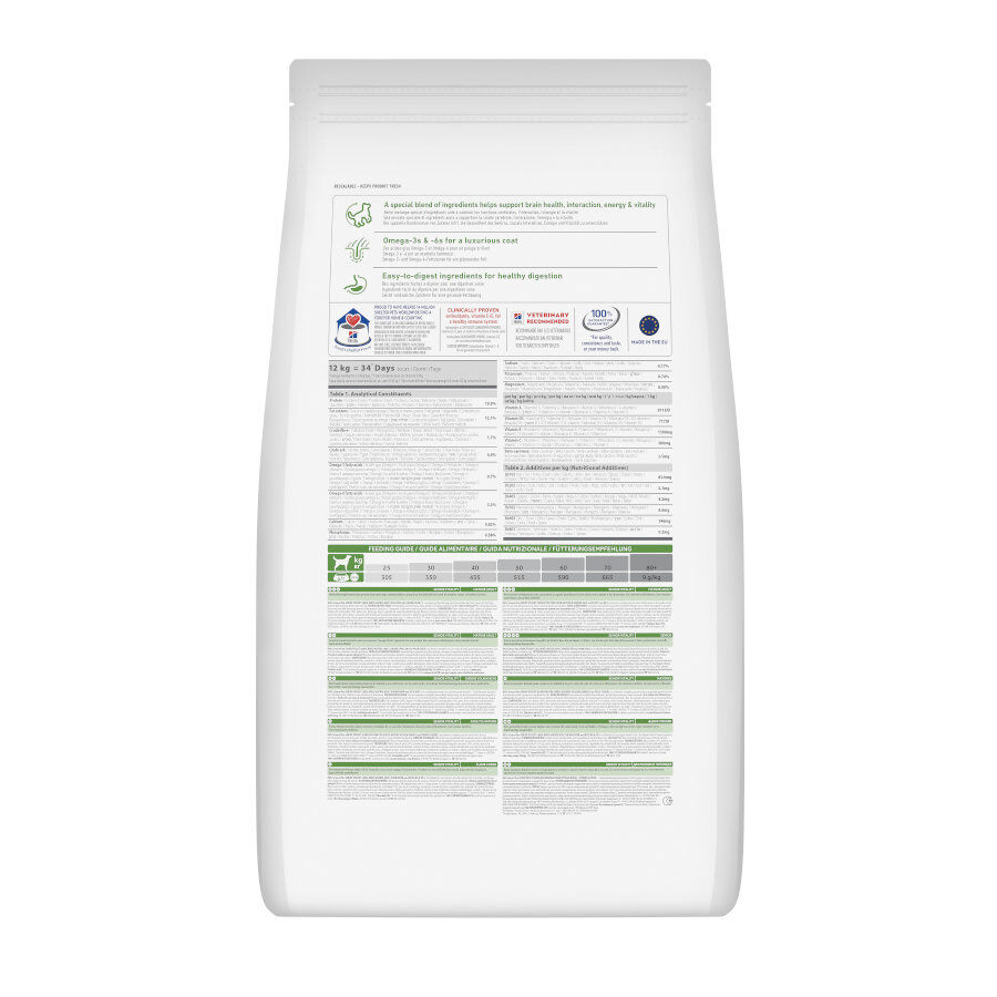 14 kg Hill's Science Plan Large Mature Adult YouthFul Vitality Frango ra&ccedil;&atilde;o para c&atilde;es, , large Imagem n&uacute;mero 5