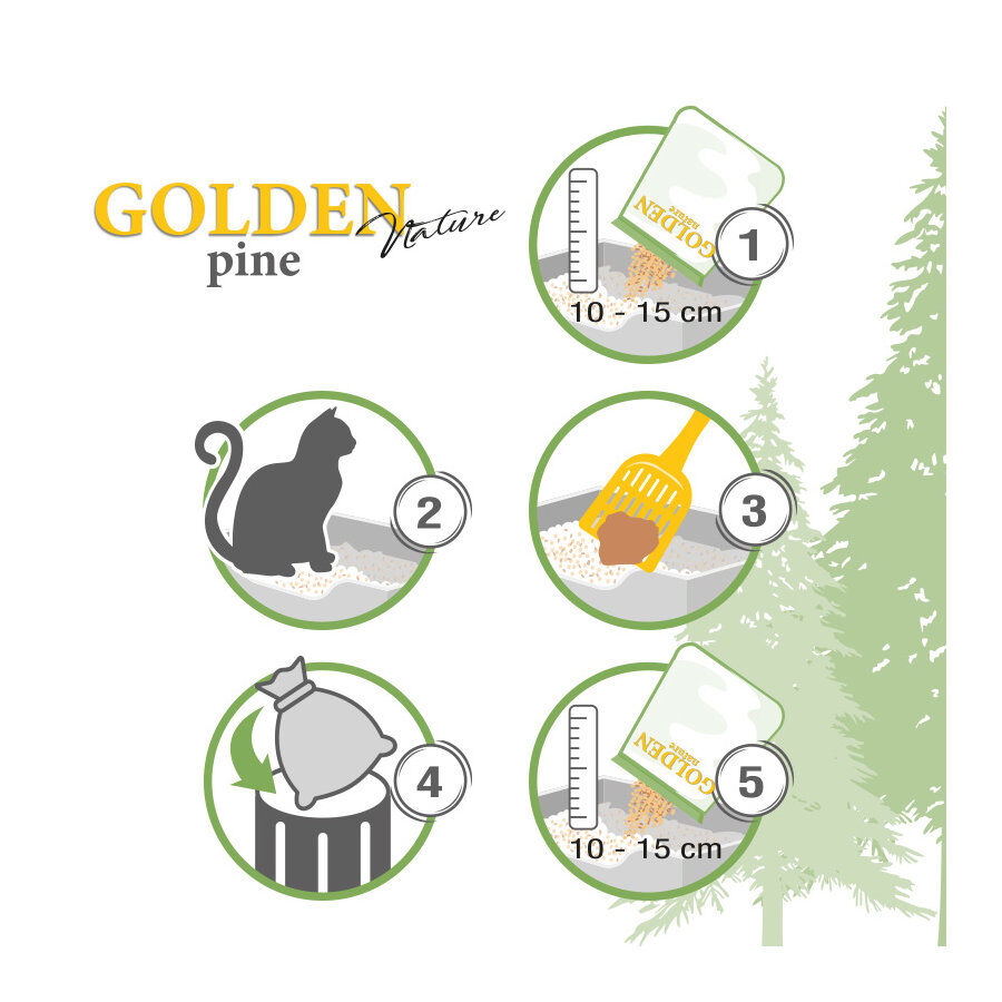 Golden Grey Pine Clumping Cat Litter, , large Imagem n&uacute;mero 4