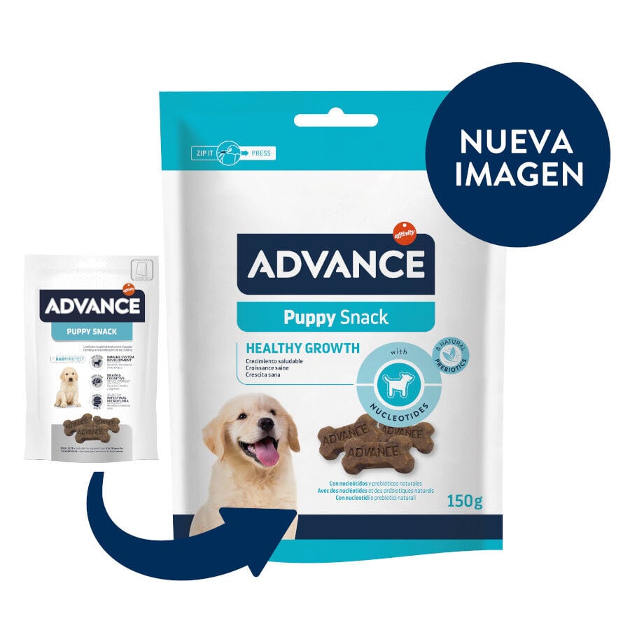 2 pacotes x 150 g Advance Puppy Snack para cachorros Pack Poupan&ccedil;a!   , , large Imagem n&uacute;mero 3