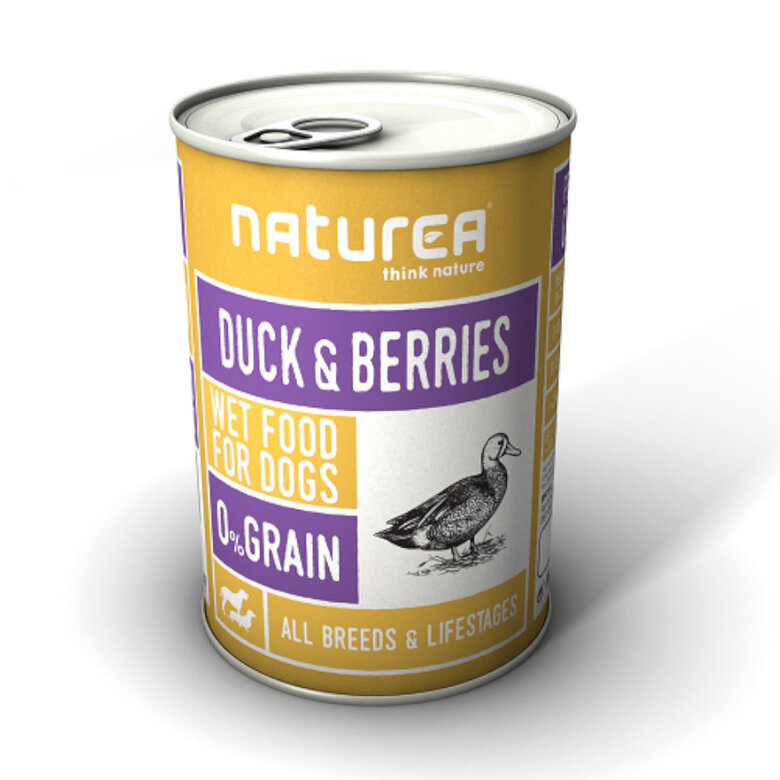 400 g Naturea Pato e Arandos lata para cães,  Imagem número 1 400 g Naturea Pato e Arandos lata para cães, , large Imagem número 1