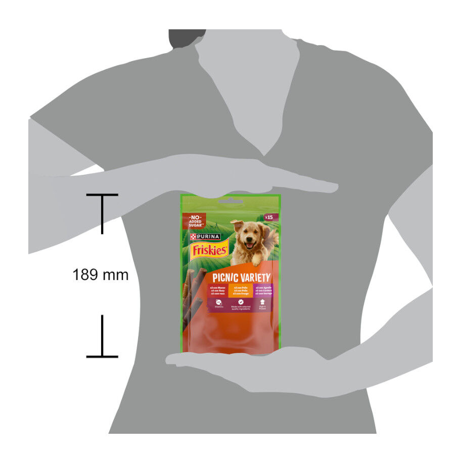 15 sticks Friskies Palitos Picnic Variety Sortidos para C&atilde;es, , large Imagem n&uacute;mero 4