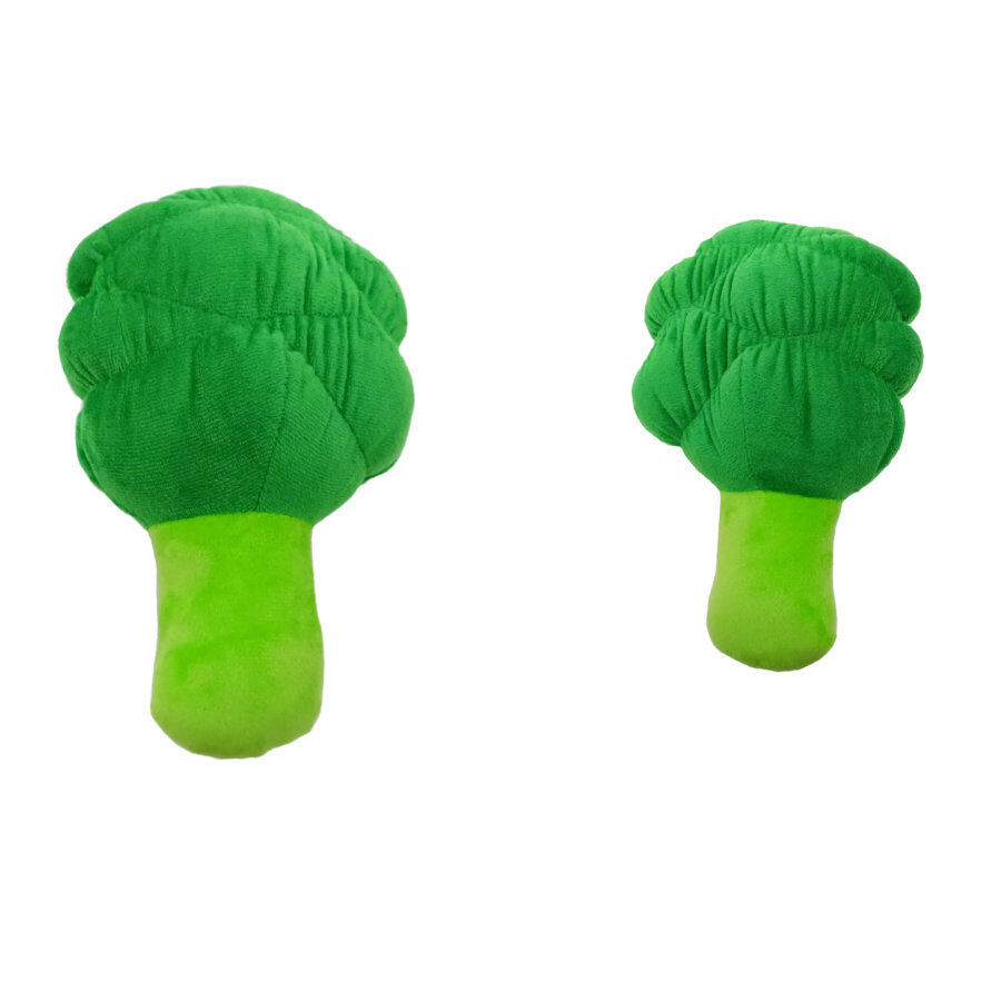 Tootoy! Comfort Healthy Broccoli Cuddler peluche com som para c&atilde;es, , large Imagem n&uacute;mero 3