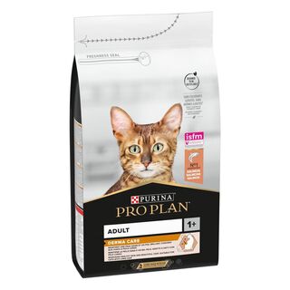 Pro Plan Derma Plus Hairball Control Salmão ração para gatos