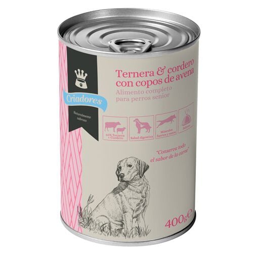 Criadores Ternera comida h&uacute;meda perros senior Imagem n&uacute;mero 1