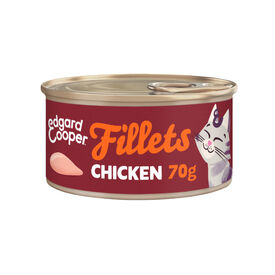 Edgard & Cooper Comida h&uacute;mida Filetes de Frango em lata para gatos