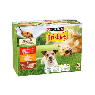 Friskies Frango e Cordeiro comida húmida para cães