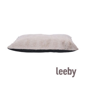 Leeby Colchão antistress bege para cães