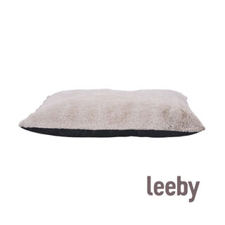 Leeby Colchão antistress bege para cães