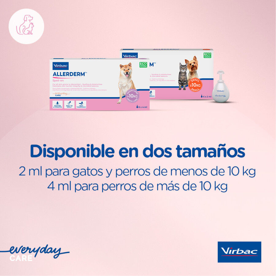 Virbac Allerderm Pipetas dermatol&oacute;gicas Allerderm Spot-On para c&atilde;es e gatos, , large Imagem n&uacute;mero 7