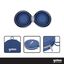 Gotoo Comedouro Port&aacute;til Duplo em Silicone Azul para c&atilde;es, , large Indicador imagem n&uacute;mero 3