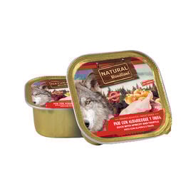 Natural Greatness Pato com Damasco e Trufa lata para cães