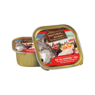 Natural Greatness Pato com Damasco e Trufa lata para cães