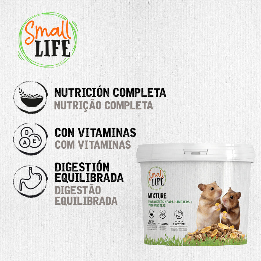 3.3 kg Small Life Mixtura Cubos para hamsters, , large Imagem n&uacute;mero 4