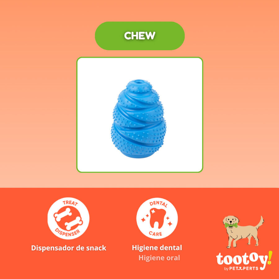 Tootoy! Chew Brinquedo interativo dispensador de snacks para c&atilde;es, , large Imagem n&uacute;mero 3