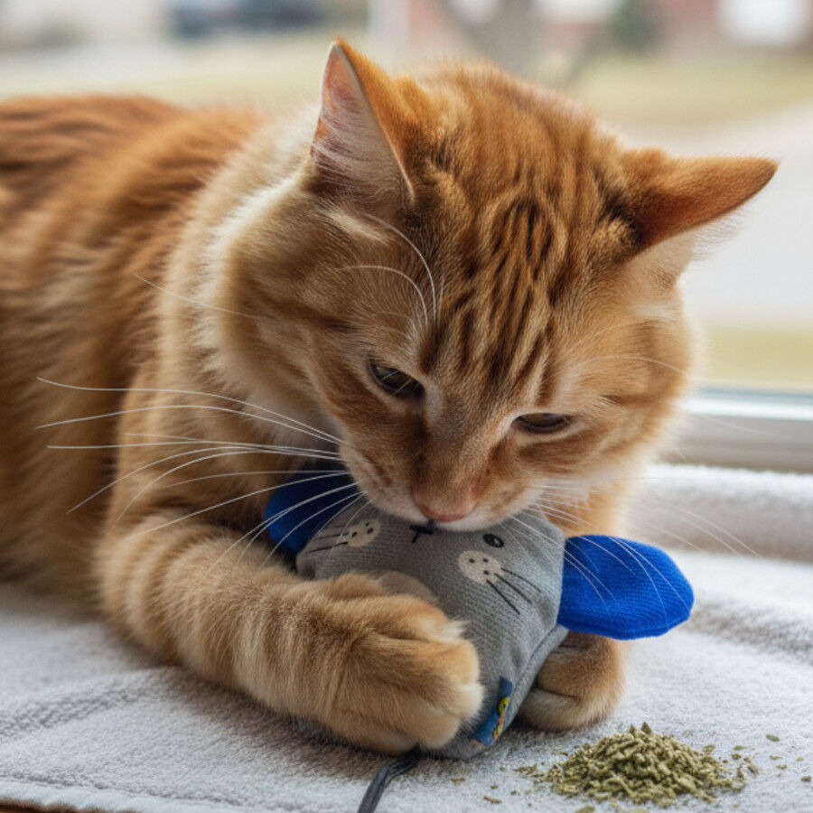 BAM! Peluche Rato Martin com catnip para gatos, , large Imagem n&uacute;mero 4