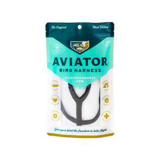 Sun Parrots Aviator Arnês preto de pássaros