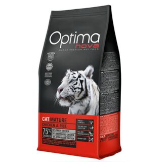 Optima Nova Mature Frango e Arroz para gatos