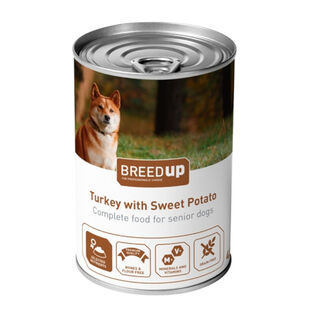 Breed Up Peru com Batata Doce para cães seniores
