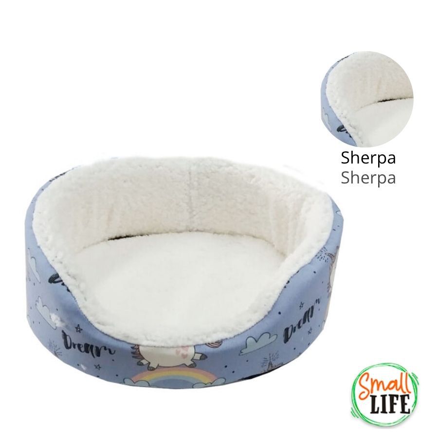 Small Life Cama com Estampado de Unic&oacute;rnio para pequeno roedor, , large Imagem n&uacute;mero 3