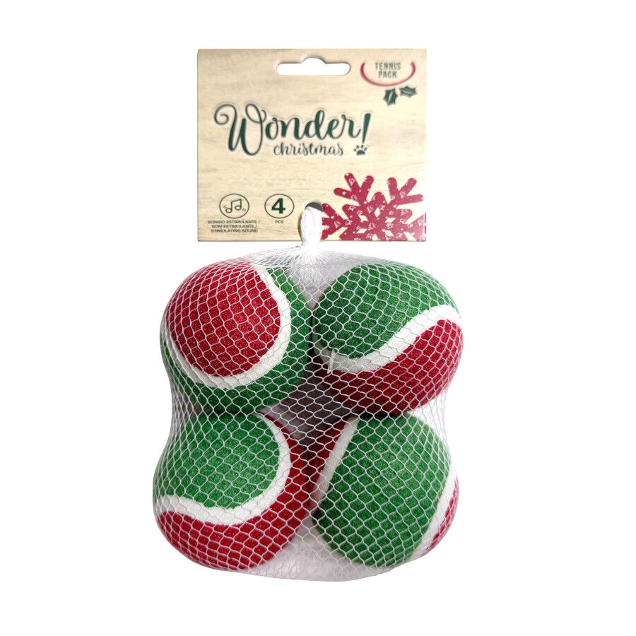 Wonder Christmas Bolas de T&eacute;nis de Natal para C&atilde;es, , large Imagem n&uacute;mero 6