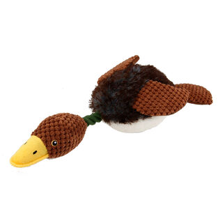 Fluffy Wild pato de peluche para cães