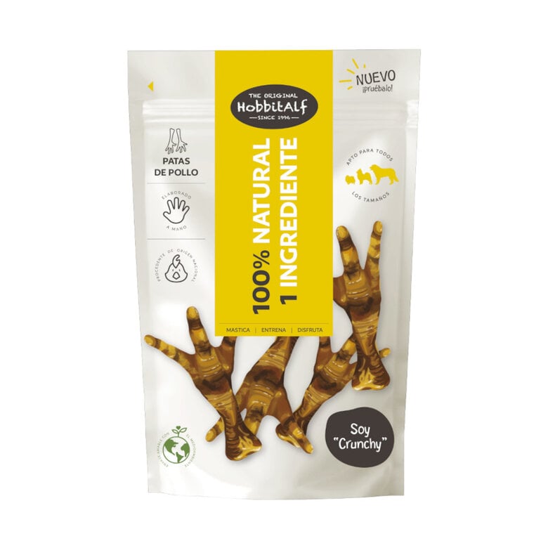 100 g Hobbitalf Patas de Frango para cães,  Imagem número 1 100 g Hobbitalf Patas de Frango para cães, , large Imagem número 1
