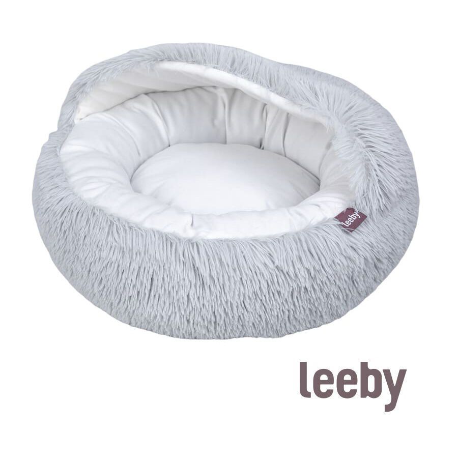 Leeby Cama Anti Stress Cinzenta para gatos, , large Imagem n&uacute;mero 2